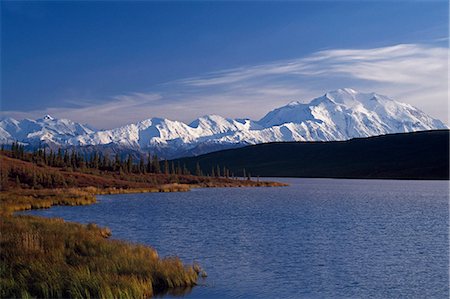 simsearch:862-03437488,k - Mount McKinley,2032ft.from Reflection Lake,Denali National Park. Foto de stock - Con derechos protegidos, Código: 862-03355460