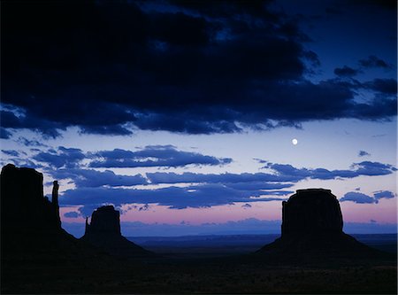 parc tribal des navajo - Coucher de soleil sur les moufles Photographie de stock - Rights-Managed, Code: 862-03355558