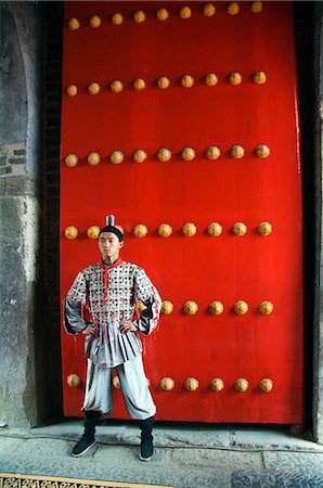 China,Shandong Province,Qufu City. International Confucius Cultural Festival. Birthplace of Confucius the great philosopher politician and educator of the 6th-5th centuries BC and Unesco World Heritage Site. Stock Photo - Rights-Managed, Code: 862-03351192