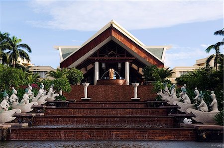 China,Hainan Province,Hainan Island,Sanya City. Yalong Bay Sheraton Hotel. Foto de stock - Direito Controlado, Número: 862-03351203