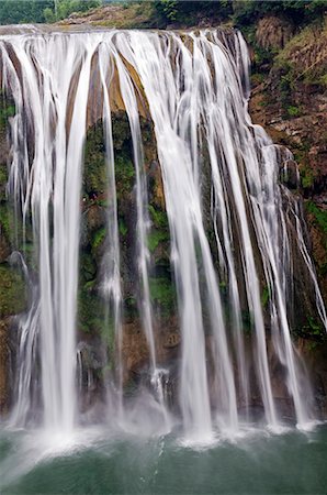 China,Guizhou Province,Huangguoshu Waterfall is the largest in China at 81m wide and 74m high Foto de stock - Con derechos protegidos, Código: 862-03351679
