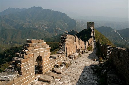 simatai - Chine, Simatai. Grande muraille à Simatai. Photographie de stock - Rights-Managed, Code: 862-03351961