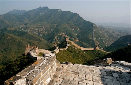 simatai - China,Simatai. Great Wall of China in Simatai. Foto de stock - Con derechos protegidos, Código: 862-03351962