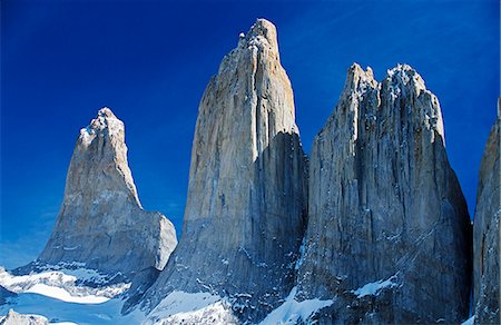 Towers of Paine,Torres del Paine National Park,Patagonia,Chile. Foto de stock - Con derechos protegidos, Código: 862-03351988