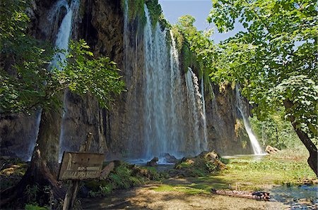 plitvice waterfalls croatia - Slap Waterfall Stock Photo - Rights-Managed, Code: 862-03352411