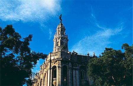 Example of Baroque architecture in Havana Viejo,Old Havana World Heritage Area,Cuba Stock Photo - Rights-Managed, Code: 862-03352487