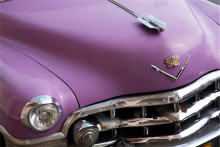 Cuba. Vintage American car on the Malecon,Havana Foto de stock - Con derechos protegidos, Código: 862-03352525