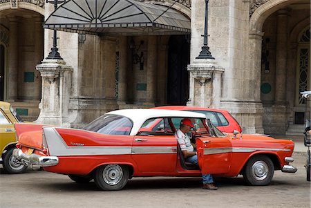 Cuba,Havana. Vintage American cars,Havana Stock Photo - Rights-Managed, Code: 862-03352547