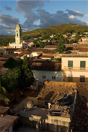 Cuba,Trinidad. The centre of Trinidad restored by UNESCO Foto de stock - Con derechos protegidos, Código: 862-03352586