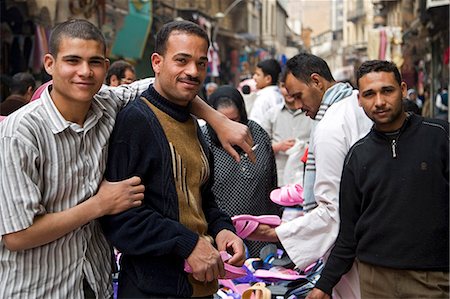 simsearch:841-02710671,k - Caractères dans le marché sur la charia El Muski près de Khan el-Khalili, le Caire, Egypte Photographie de stock - Rights-Managed, Code: 862-03352812