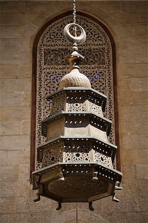 Detail from the madresa and tomb of Sultan Barquq,one of the impressive 14th century Mamluk complexes in Islamic Cairo,Egypt Stock Photo - Rights-Managed, Code: 862-03352844