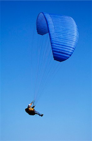 paraglider - Paraglider in Weymouth Devon Stock Photo - Rights-Managed, Code: 862-03353045