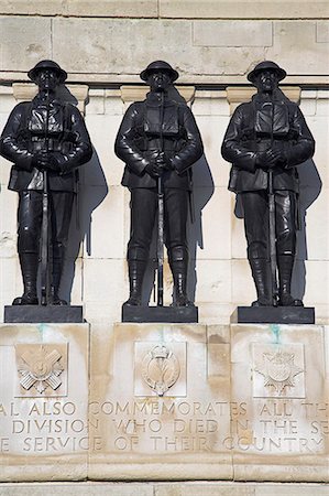 The Guards Memorial in Horseguards Parade. It was erected in 1926 and dedicated to the five Foot Guards regiments that faught in the Great War (WW1). Stock Photo - Rights-Managed, Code: 862-03353147