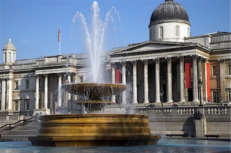 simsearch:862-03353256,k - The National Gallery in Trafalgar Square. Stock Photo - Rights-Managed, Code: 862-03353149
