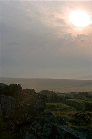 devon county - Nuns Cross Farm at sunrise,on Fox Tor Mire,Dartmoor Stock Photo - Rights-Managed, Code: 862-03353140