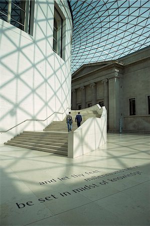 Der Great Court im britischen Museum, Lopened im Jahr 2000. Das Museum wurde im Jahre 1753 aus der Privatsammlung von Sir Hans Sloane gegründet. Stockbilder - Lizenzpflichtiges, Bildnummer: 862-03353160