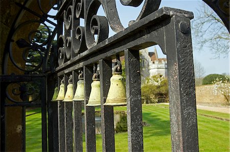 England,Dorset. Athelhampton House is one of the finest examples of 15th century domestic architecture in the country. Medieval in style predominantly and surrounded by walls,water features and secluded courts. Stock Photo - Rights-Managed, Code: 862-03353616