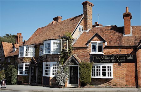 England,Berkshire,Goring. The Miller at Mansfield Hotel in Goring. Stock Photo - Rights-Managed, Code: 862-03353722