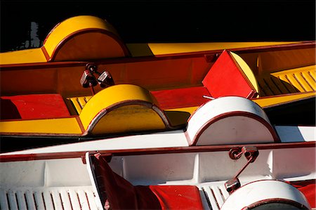 pedal boat - UK,England,Oxford. Punts on the River Cherwell in Oxford. Stock Photo - Rights-Managed, Code: 862-03353845