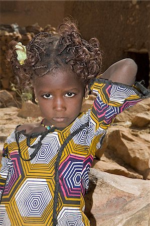 simsearch:862-03364165,k - Mali,Gao,Hombori. A young Songhay girl at Hombori village. Foto de stock - Direito Controlado, Número: 862-03364169