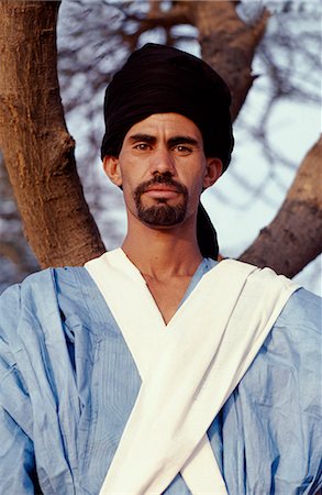 Mehariste,Soldier Of The Desert,in traditional costume. Usually they would wear a uniform. Stock Photo - Rights-Managed, Code: 862-03364290