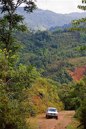 danum valley - Logging roads and cross country driving in the Crocker Range,Sabah,Borneo Foto de stock - Con derechos protegidos, Código: 862-03364331