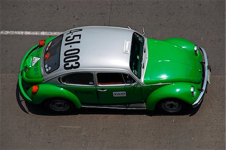 Mexico,Mexico City. Beetle Taxi in Downtown Mexico City,in the historical centre. Stock Photo - Rights-Managed, Code: 862-03364458