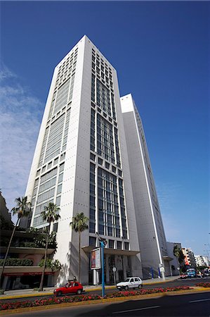 The Twin Centre,a pair of 110m high office buildings in the heart of Casablanca's business district. Foto de stock - Con derechos protegidos, Código: 862-03364681