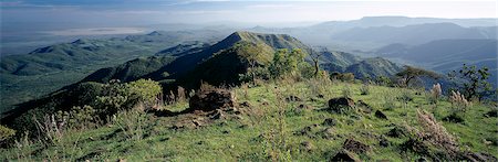 simsearch:862-03355180,k - A spectacular view of the Laikipia Escarpment and Lake Baringo in the far distance. Stock Photo - Rights-Managed, Code: 862-03366329