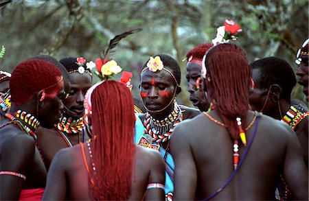 red ochre - Laikipiak Maasai Stock Photo - Rights-Managed, Code: 862-03366379