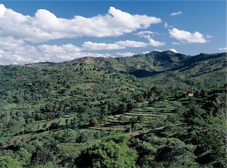 Fertile farming country in Makueni district,southeast of Nairobi. Stock Photo - Rights-Managed, Code: 862-03366396