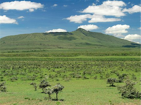 stratovolcano - Kenya,Naivasha District,Longonot. Mount Longonot,a dormant volcano on the floor of the Great Rift Valley near Naivasha. Stock Photo - Rights-Managed, Code: 862-03366798