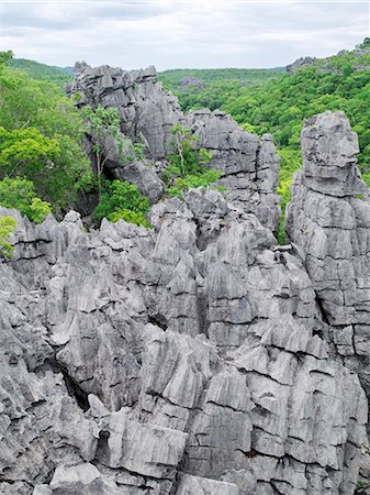 simsearch:862-03367274,k - Calcaire karstique, connu à Madagascar comme tsingy, est une caractéristique de la 18, 000 hectares réserve spéciale de l'Ankarana. Les pinnacles remarquablement nettes sont le résultat de millions d'années d'érosion.Tsingy est un malgache signifiant « marcher sur la pointe des pieds ». Photographie de stock - Rights-Managed, Code: 862-03367270