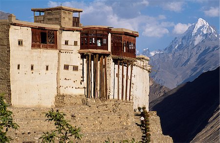 Baltit Fort, l'un des grands sites de la Karakoram Highway Photographie de stock - Rights-Managed, Code: 862-03360380