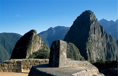 sacred valley of the incas - Intiwatana (The Hitching Post of the Sun) Stock Photo - Rights-Managed, Code: 862-03360464