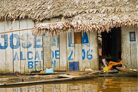 simsearch:862-03360659,k - Peru,Amazon,Amazon River. The floating village of Belen,Iquitos. Foto de stock - Con derechos protegidos, Código: 862-03360677