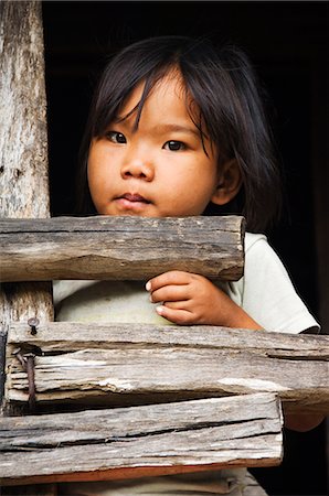 Philippines, île de Luzon, les montagnes de la Cordillère, Province de Kalinga, Tinglayan. Enfant dans le Village de Igorot. Photographie de stock - Rights-Managed, Code: 862-03360803
