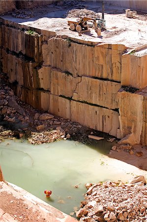 southern portugal - Portugal,Alentejo,Estremoz. A marble mine by the small town of Estremoz in the Alentejo region of Portugal. Stock Photo - Rights-Managed, Code: 862-03360961