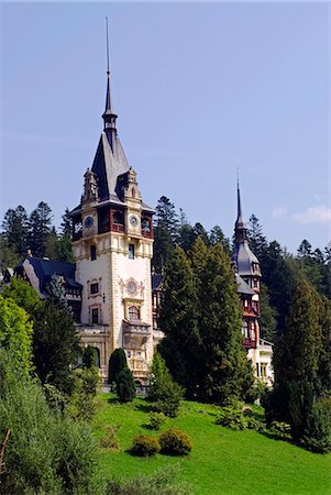 simsearch:862-03360982,k - Romania,Transylvania,Sinaia. The Tower of Peles Castle. Stock Photo - Rights-Managed, Code: 862-03360986