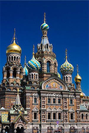 saviour on the spilt blood - Russia,St Petersburg. The Church on Spilt Blood. Stock Photo - Rights-Managed, Code: 862-03361018