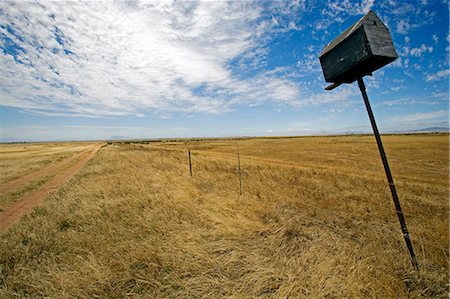 farmland south africa - South Africa,Western Cape,Swartland,Darling. An abandoned bird box leaning lazily to one side on farmland near the small town of Darling. Stock Photo - Rights-Managed, Code: 862-03361260