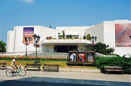 Novi Sad Theatre Stock Photo - Rights-Managed, Code: 862-03361590