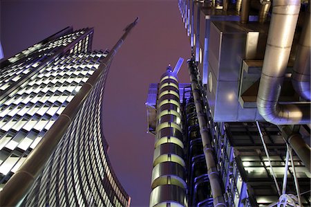 UK,England,London. The Lloyd's Building in the London city centre. Foto de stock - Con derechos protegidos, Código: 862-03437031