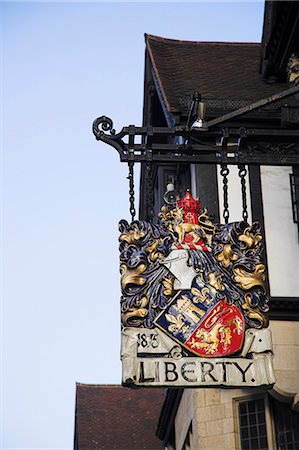 regent street - The famous department store Liberty on Regent Street. Stock Photo - Rights-Managed, Code: 862-03437040