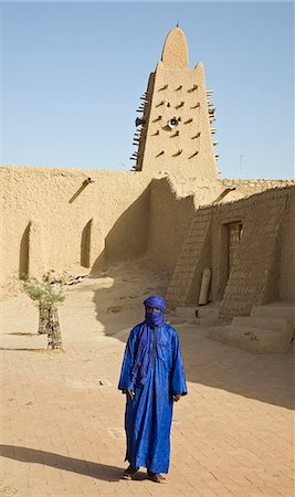 sudanese - Mali,Timbuktu. The 14th century Djingareiber Mosque - the Great Mosque - at Timbuktu. Stock Photo - Rights-Managed, Code: 862-03437231