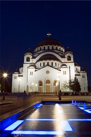 simsearch:862-03361584,k - St Sava Orthodox Church,built 1935,is the biggest Orthodox Church in the World Stock Photo - Rights-Managed, Code: 862-03437355