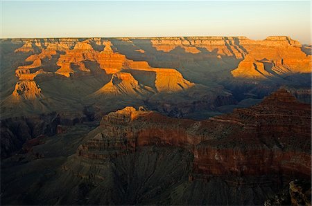 simsearch:862-08274053,k - USA,Arizona,Grand Canyon. Sunset view over the Canyon from the South Rim. Foto de stock - Con derechos protegidos, Código: 862-03437434