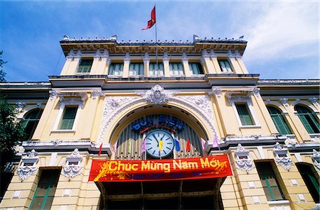 saigon - Central Post Office Stock Photo - Rights-Managed, Code: 862-03437704