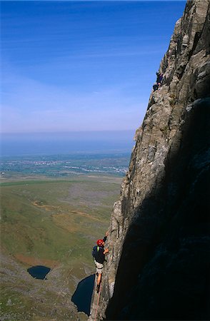 simsearch:862-03808799,k - Wales,Snowdonia. Rock Climbing in Snowdonia National Park. Stock Photo - Rights-Managed, Code: 862-03437734