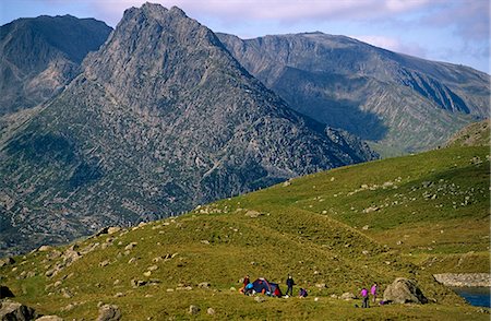 simsearch:862-03714250,k - Wales,Snowdonia. Mountain camping in the Ogwen Valley,Snowdonia National Park. Foto de stock - Con derechos protegidos, Código: 862-03437735